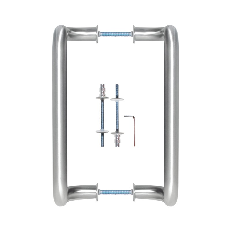 Ручка-скоба DOORLOCK PHS03/25/350  мм, SSS матовая нержавеющая сталь
