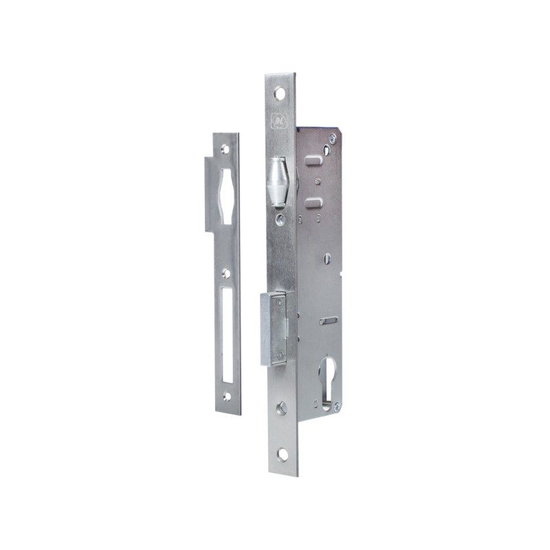 Замок дверной DOORLOCK PL302, цилиндровый, нержавеющая сталь