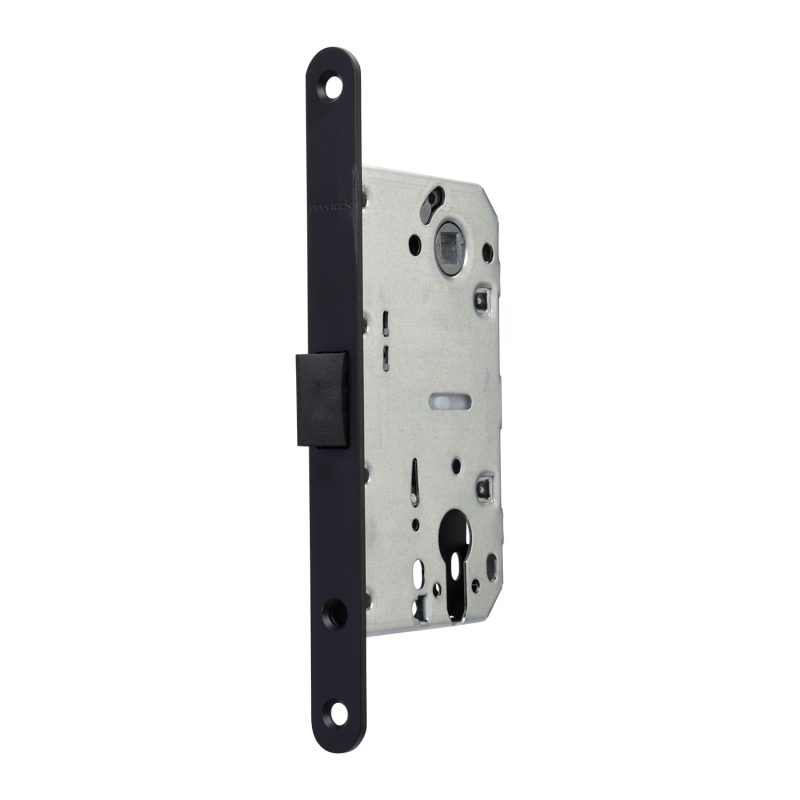 Замок дверной Doorlock V 431/С/50/85/18/Black, цилиндровый, черный