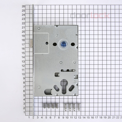 Замок дверной DOORLOCK DL932С/67/85мм, цилиндровый