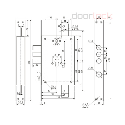 Замок ГАРДИАН 22.12Т