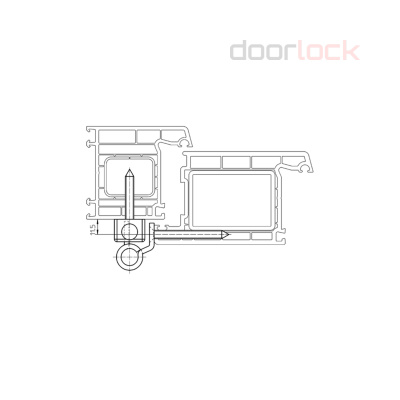 Петля SIMONSWERK SIKU RB 5015 3D С4 (матовая нержавеющая сталь)