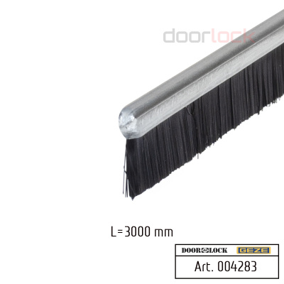 Уплотнение щеточное ECdrive, нейлон, 12х3,8х3000 мм