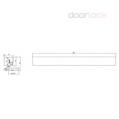 Привод распашной GEZE ECturn с рычажной тягой, серебристый